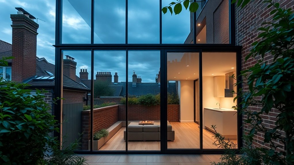 Glass Extension Walls Waterloo