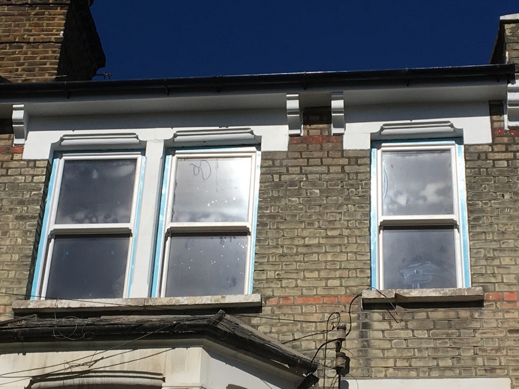 New uPVC sash windows fitted on Victorian terrace in Waterloo